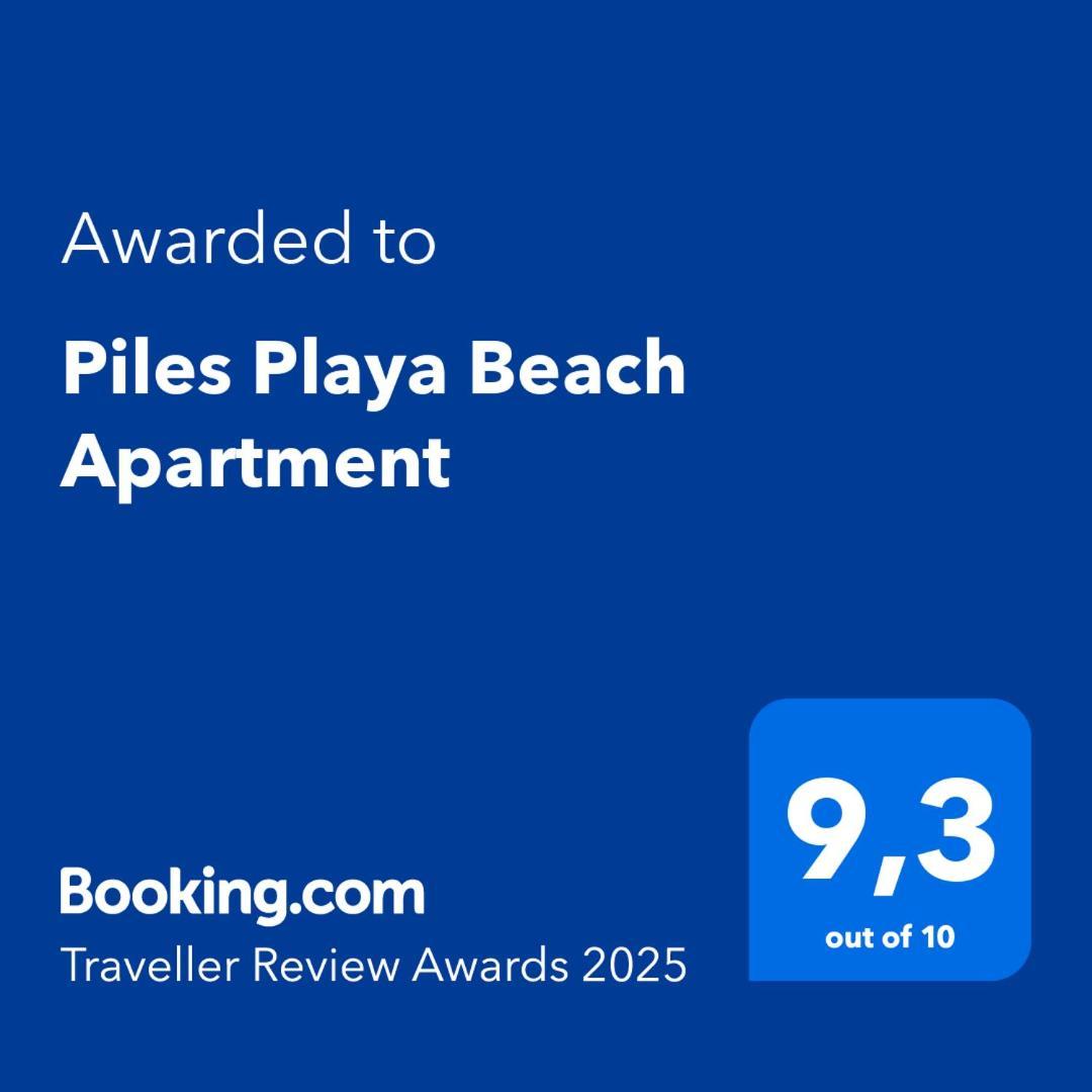 Piles Playa Beach Apartment Exterior photo